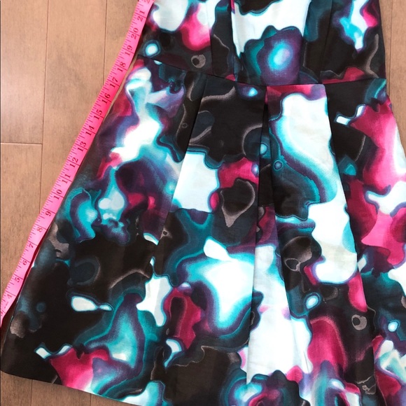 Kenzie Multicolor Fit & Flare Dress Size Small - Picture 6 of 7